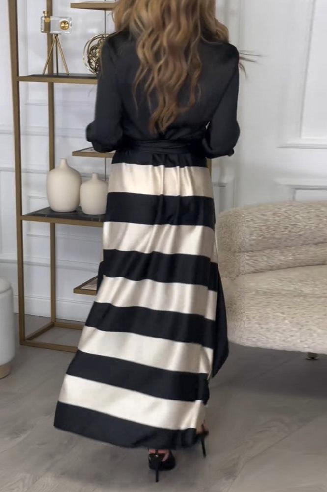 EMMA Elegant Striped Dress