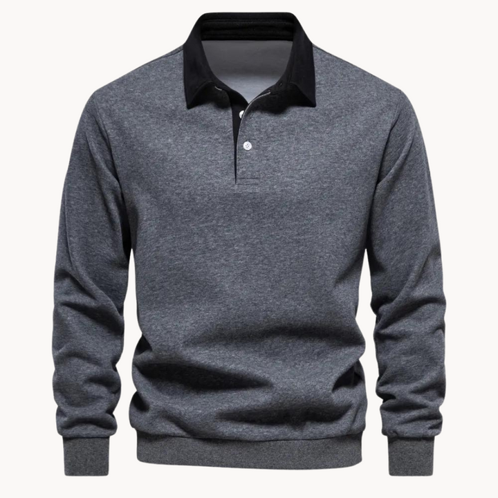 The Leisure Luxe™ Polo Pullover