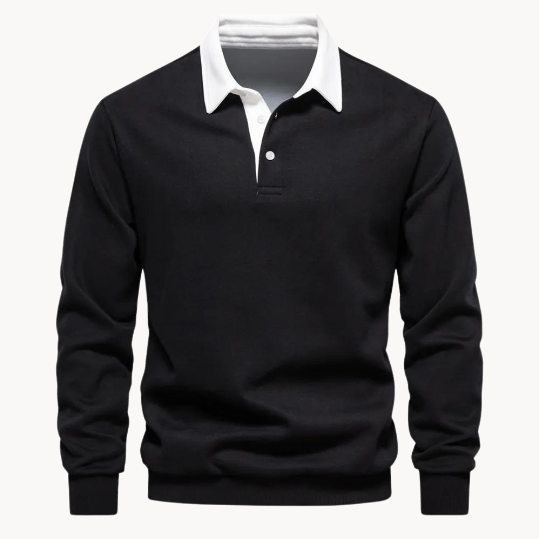 The Leisure Luxe™ Polo Pullover