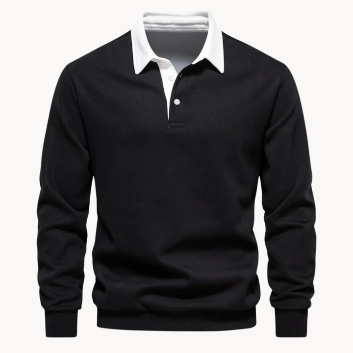 The Leisure Luxe™ Polo Pullover