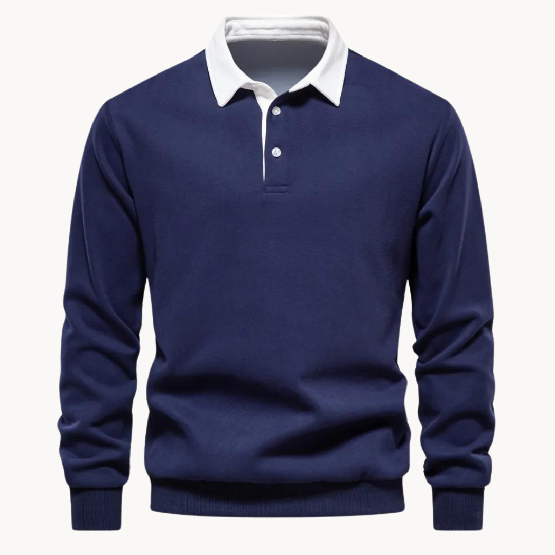 The Leisure Luxe™ Polo Pullover