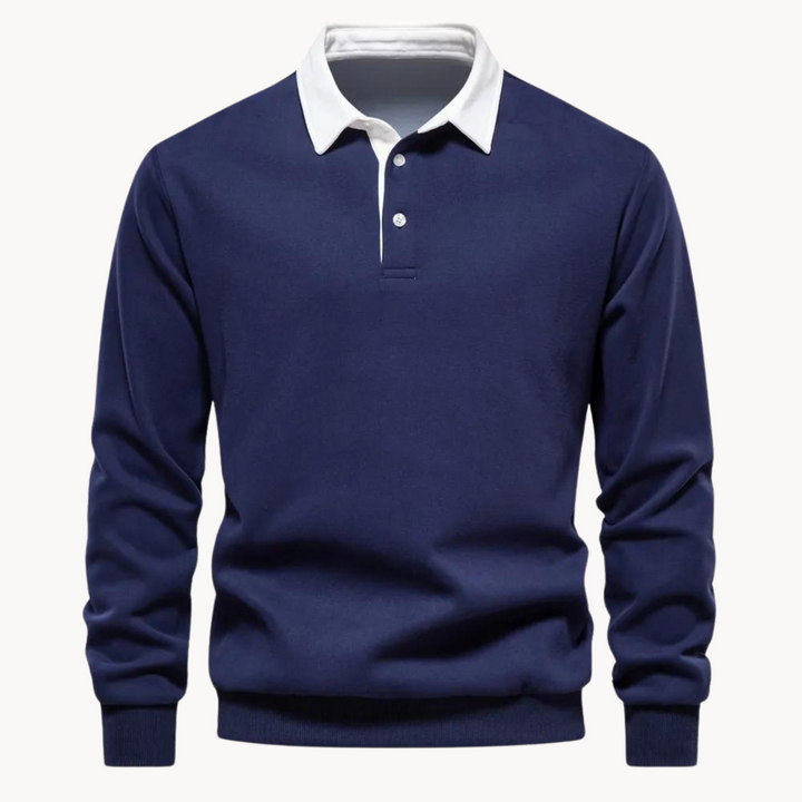 The Leisure Luxe™ Polo Pullover