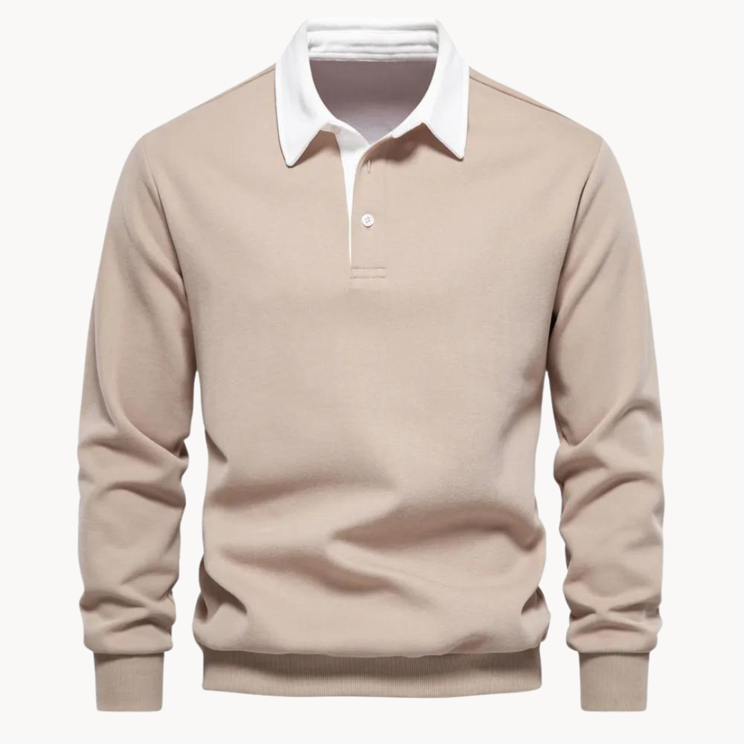 The Leisure Luxe™ Polo Pullover