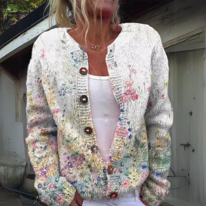 Patricia - Vintage Floral Cardigan