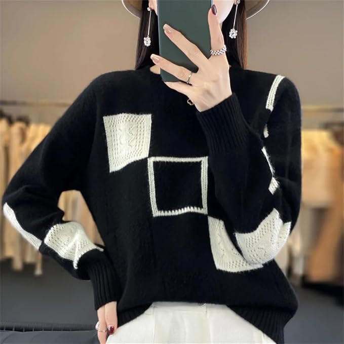 Ellie - Knitted Crewneck Jumper