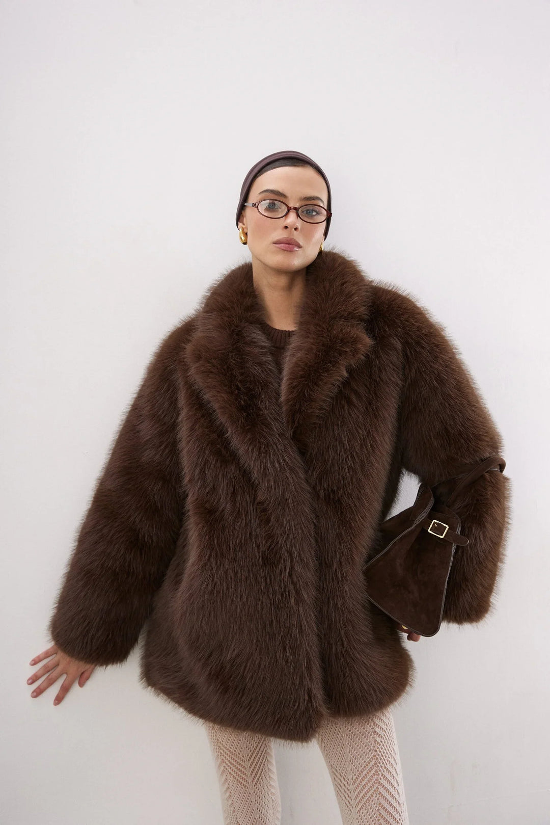 Evelina™ | Long Faux Fur Coat