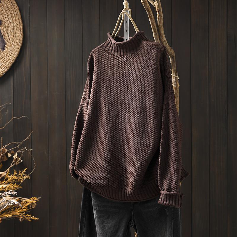 Ameli - Funnel Neck Knitted Jumper