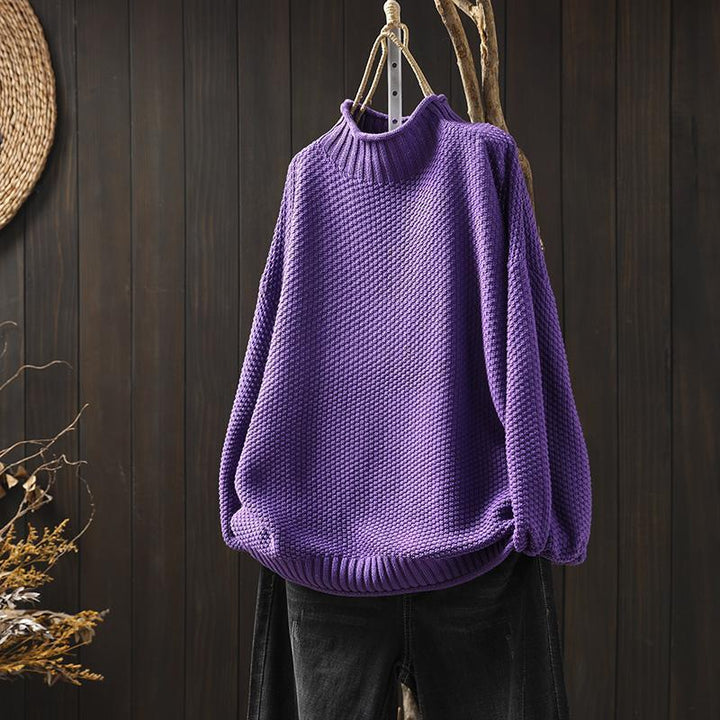 Ameli - Funnel Neck Knitted Jumper