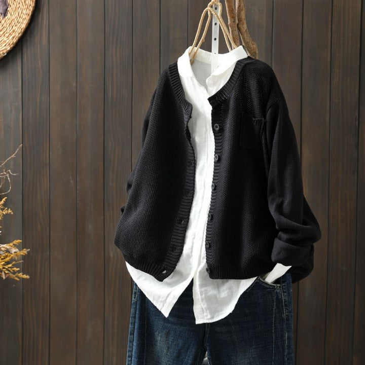 Kirsty - Crew Neck Cardigan