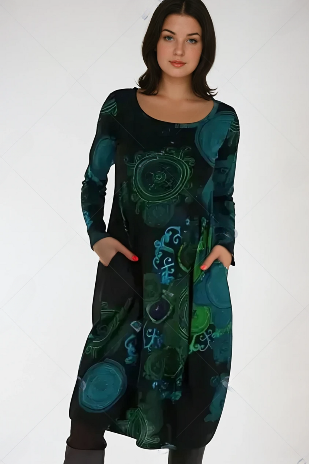 Eliza - Boho Midi Dress