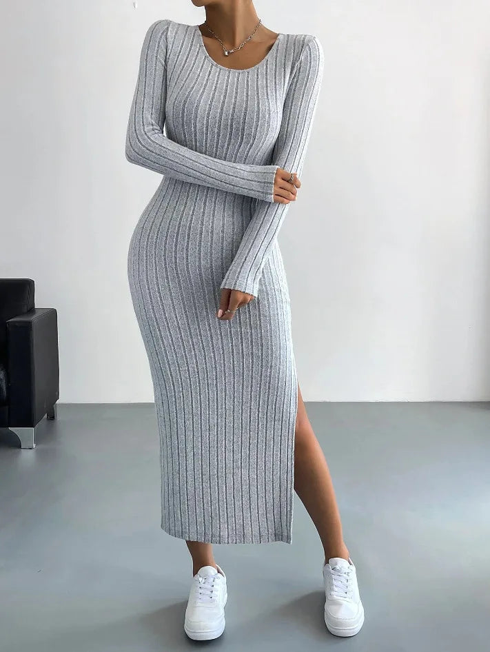 Sierra - Long Sleeve Midi Dress