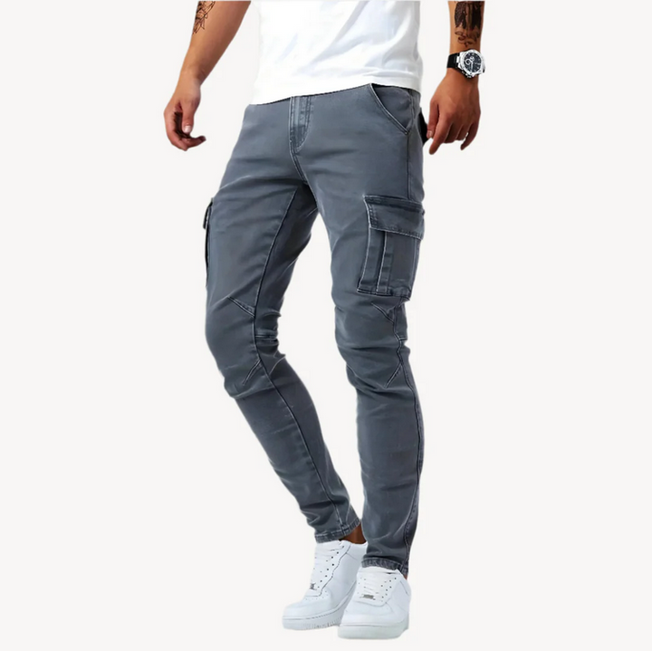 Samuel™ - Stretch Denim Cargo Trousers