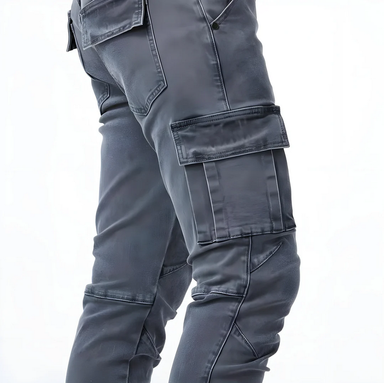 Samuel™ - Stretch Denim Cargo Trousers