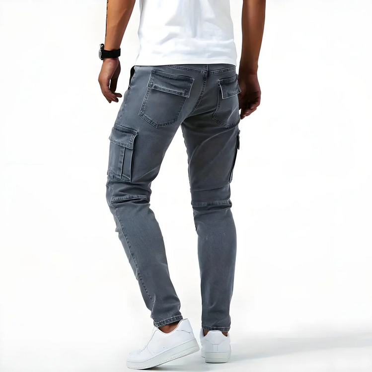 Samuel™ - Stretch Denim Cargo Trousers