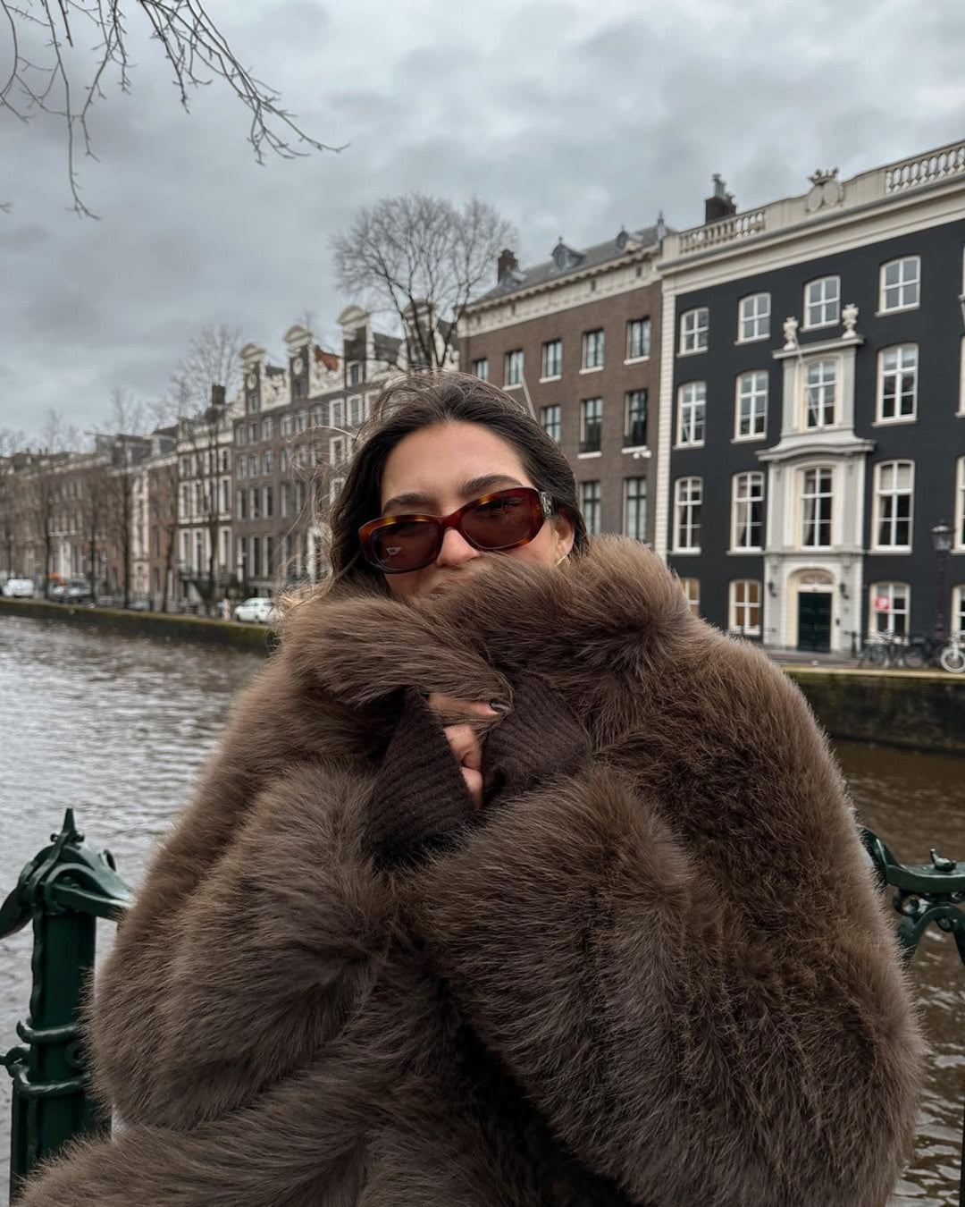 Evelina™ | Long Faux Fur Coat