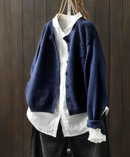 Kirsty - Crew Neck Cardigan