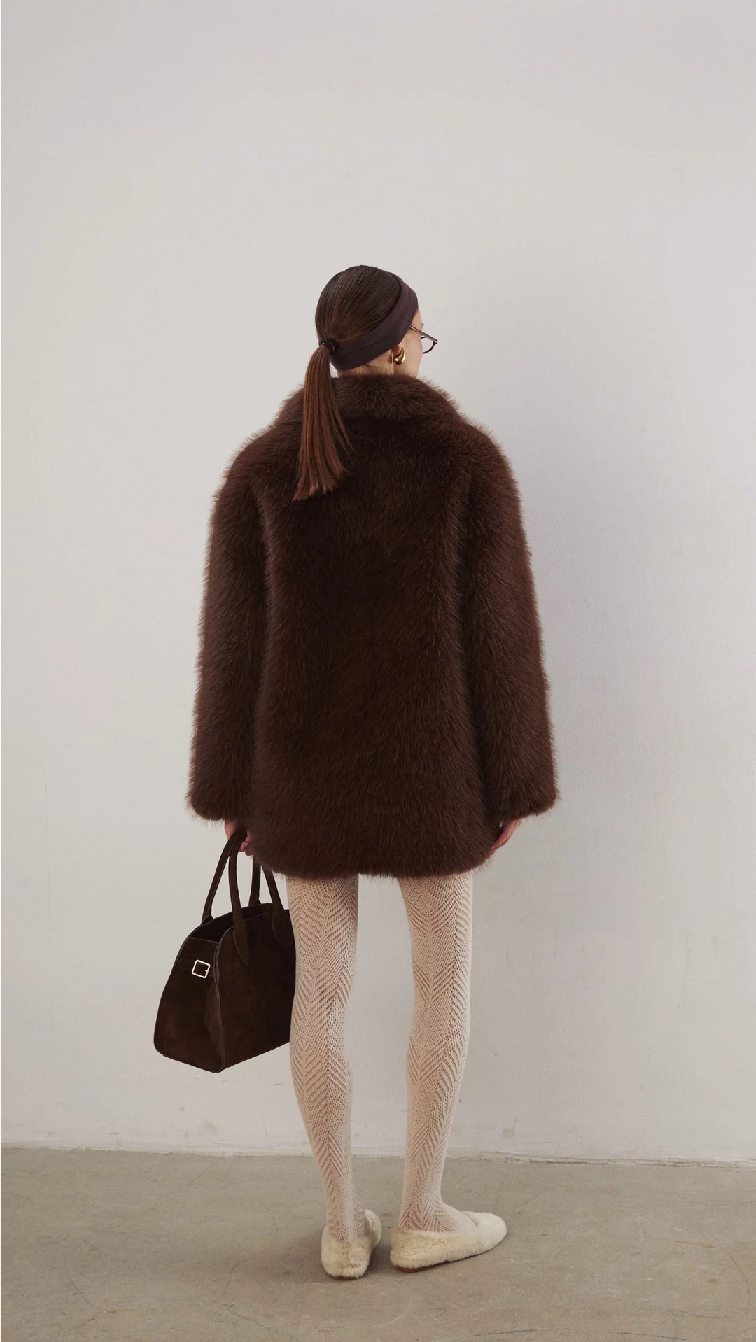 Evelina™ | Long Faux Fur Coat