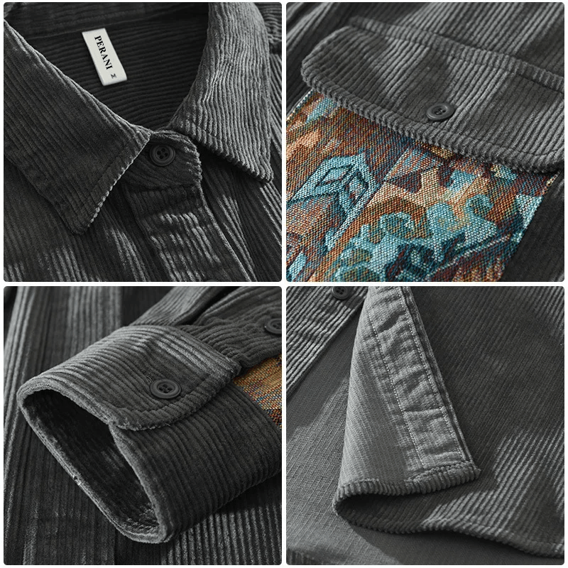 Ashton™ - Patterned Patch Corduroy