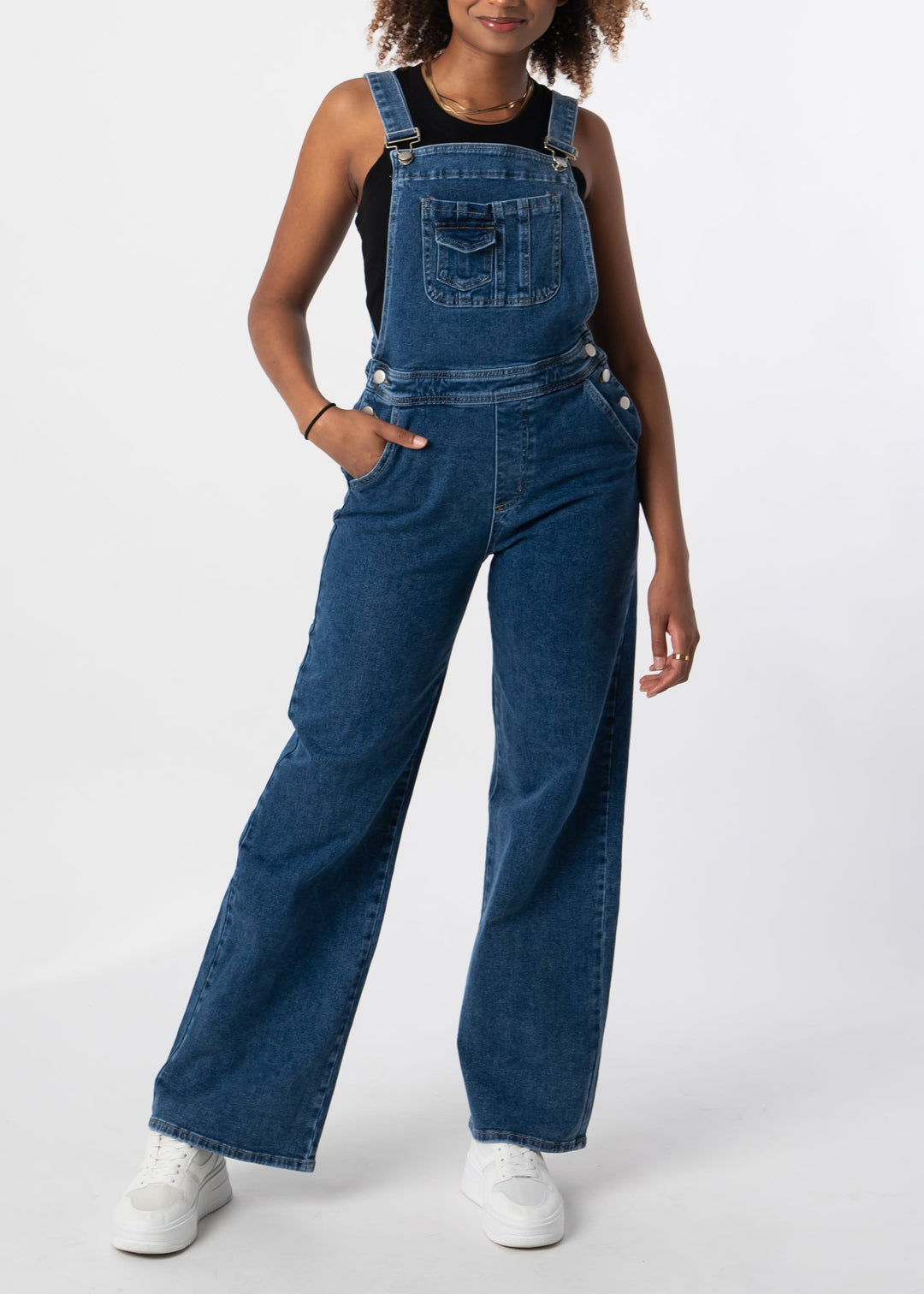 Vintage Latzhose - Denimblau