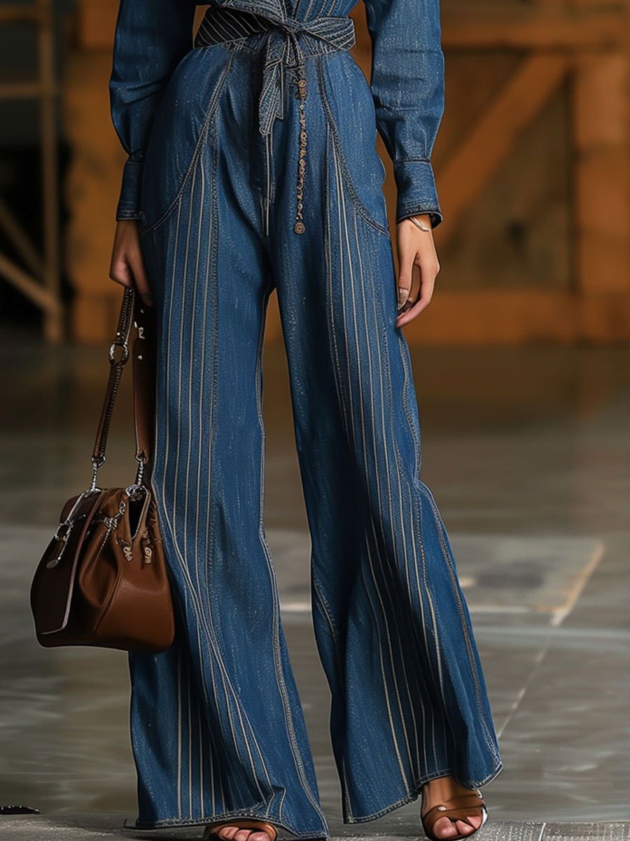 Denvara™ Vintage Denim Jumpsuit