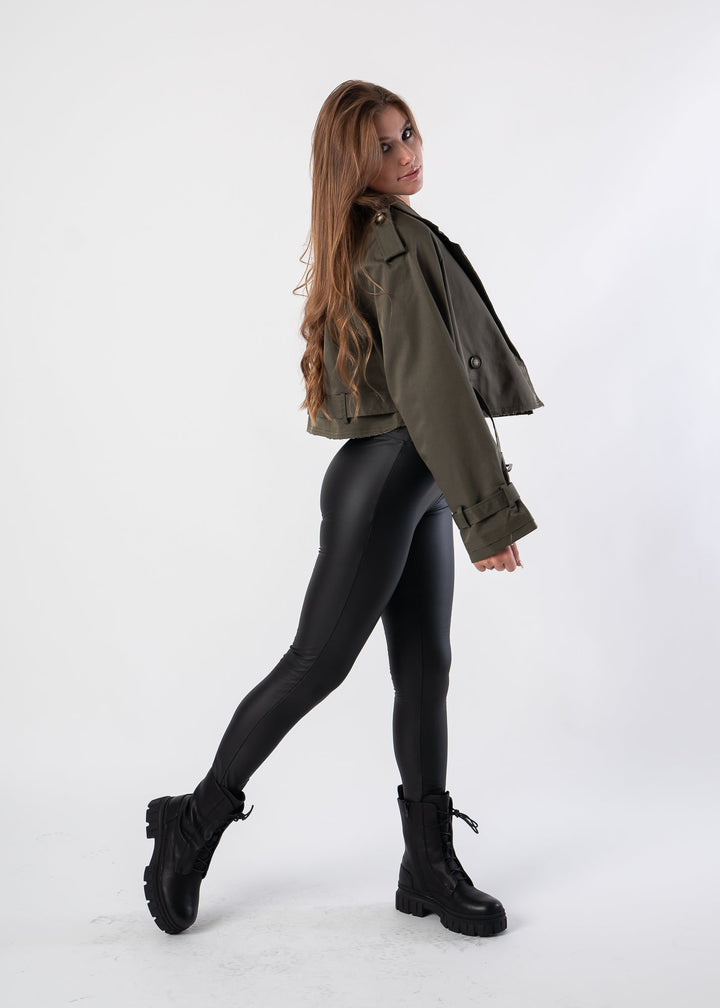 Etma - Warm Leather Look Leggings